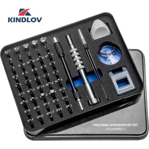 KINDLOV Precision Screwdriver Set Phillips Torx Hex Screw Driver Bits Kit Multifunctional 55 In 1 Repair Phone Laptop Hand Tools