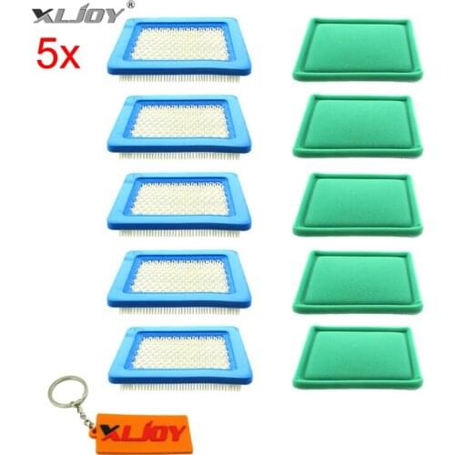 5x Air Filter Set For Briggs & Stratton 271933 399959 491588S 494245 5043 5043D 5043H 5043K JOHN DEERE AM116236 TORO 119-1909