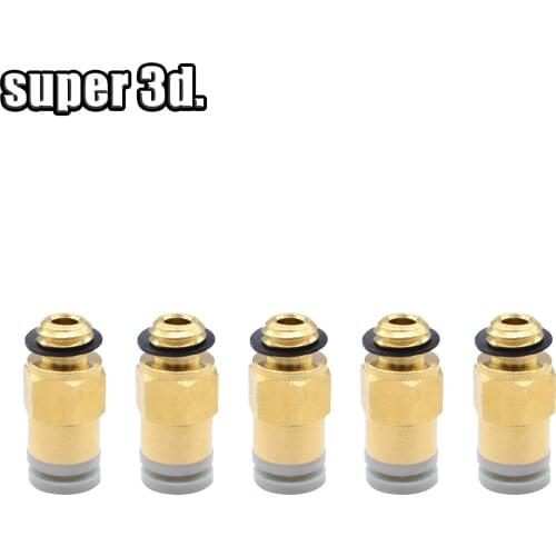 5pcs Pneumatic Connectors SMC Remote type J-head Bowden 1.75mm PTFE Tube 3D Printer Parts Quick Coupler Fittings Hotend Part