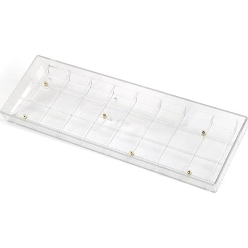 Transparent Black Case For 65% Type-c Mechanical Keyboard DIY Keyboard Shell With Non-slip Foot Pad Screw Keyboards Accessories