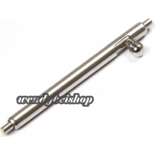 16 18 20 22 23 24mm (1.5mm diameter) 10pcs Wholesale HQ Quick Release Stainless Steel Watch Band Single Switch Spring Bars