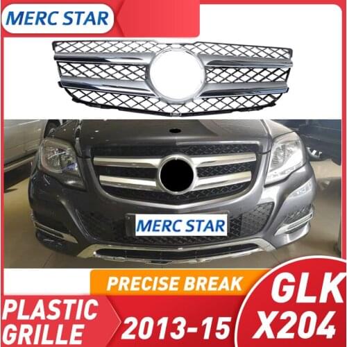 Front top grill for the GLK class X204 GLK350 2013-15 silver-plated racing grates A2048802983