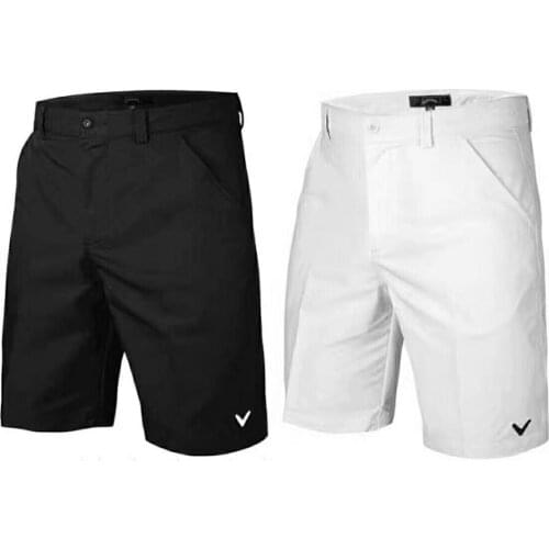 CAIIAWAV new summer mens Golf Knee length shorts male Korean version slim Breathable quick-drying Golf shorts Sportswear 30-40