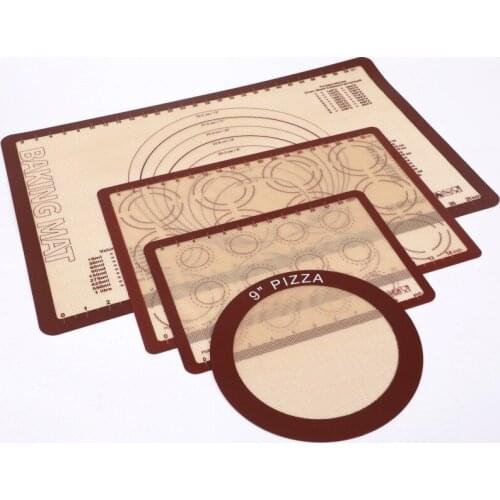 Silicone Dough Mat Bakeware Macaron Circles Pastry Oven Pasta Tool Baking Sheet Tray Liner Mat Cake Bakeware Pastry Accessories