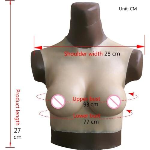 D CUP Top quality Silicone Fake False Breast crossdresser silicone breast form Realistic Silicone Breast Forms Artificial Boobs