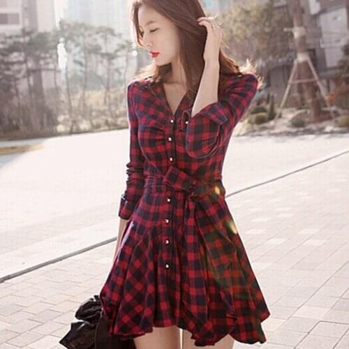 Ladies Cute Dresses Chic Ins Kawaii Vintage Ins Dress Long Sleeve V-neck Lace Flower Girl Dress Cute Korean Punk Women Clothing
