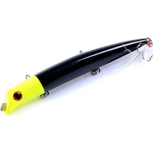 1pcs 12.8cm 15.4g Popper Fishing Lure Isca Artificial Bait Crankbait wobbler 6# hooks Fishing Lures Top Water Baits