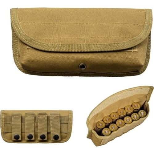 1000D Military Reload 12 Round Shotshell Holder Molle Pouch Tactical Magazine Pouch Sheath Airsoft Hunting Ammo Bag
