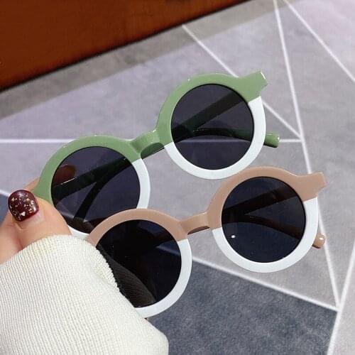 2021 Vintage Leopard Kids Sunglasses Children Colorfull Small Round Sun Glasses Girls Boys Cool Sunglasses UV400 Gafas De Sol