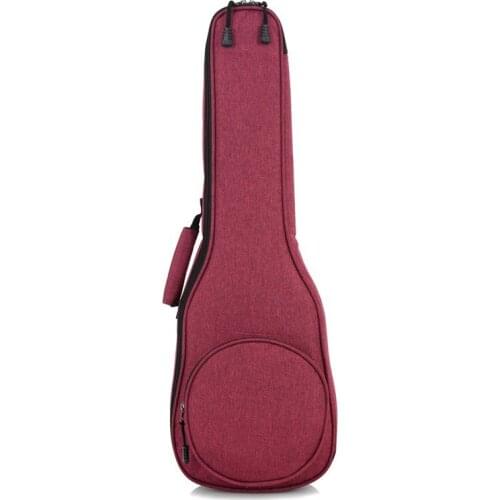 21 Inch Cotton Ukulele Bag Soft Case Gig Waterproof Oxford Cloth Ukelele Hawaii Four String Guitar Backpack Red