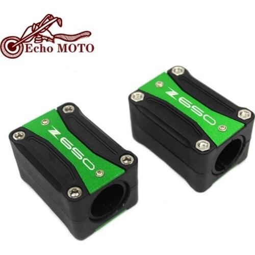 Motorcycle Accessories Engine Guard Bumper Protection Decorative Block For kawasaki Z650 2021 Z 650 2017 2018 2019 2020