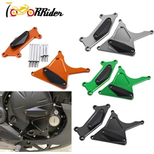 Versys 650 Accessories Engine Stator Cover Crash Pad Protector Slider For 2006-2020 Kawasaki Ninja 650 KLE650 ER-6N ER6N 2019 18
