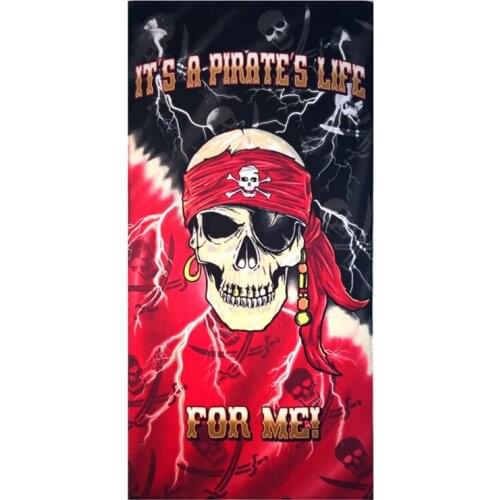 Cool Its A Pirates Life for Me Beach Travel Towels Stylish Pirate Lightweight Swimming Towel for Men Hippie Pool Towel Camping