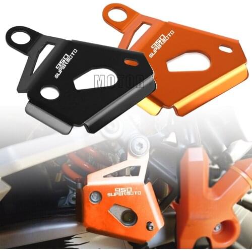 For 950 SUPERMOTO 2005 2006 2007 SUPER ENDURO Motorcycle Heel Protective Cover Guard Right Rear Brake Reservoir Pump Protector