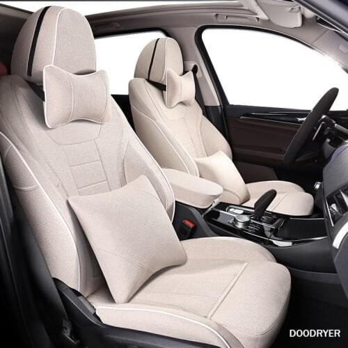 DOODRYER Custom flax car seat cover For Toyota 86 Previa Sienna Venza Fortuner Fj CRUISER MARK IZOA Avalon YARiS Verso VI