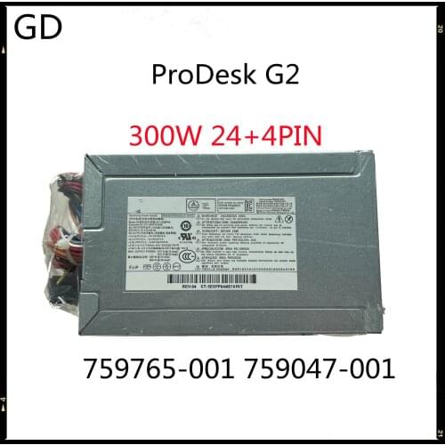 GD NEW Original For HP ProDesk G2 300W 24+4PIN Power Supply 759765-001 759047-001 D11-300P1A D11-300P1A-008 Full Tested