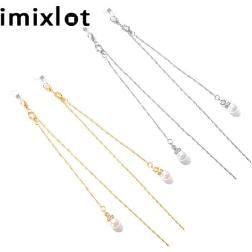 Imixlot New Women Elegant Glasses Chain Imitation Pearl Beads Long Pendant Eyewear Eyeglass Lanyards Cord Holder 80cm