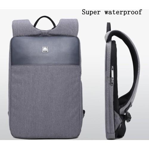 Slim ultra-light notebook 15-inch computer bag water-repellent backpack mens ultra-light business bag office work backpack