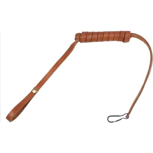 Original Chinese Army PLA Pistol Leather Sling Lanyard Keychain