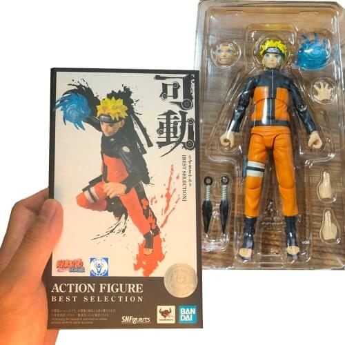 Original Shf Naruto Action Figure Dolls Ninja Uzumaki Naruto Animeation Joint Moveable Pvc Model Collectible Birthday Gift Toys