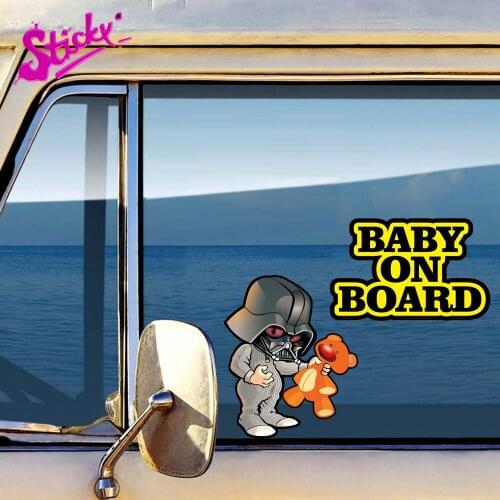 Baby On Board Warning Plaques & Signs Car Sticker Decal Decor Cover Scratches Waterproof Sunscreen Window Wall Trunk Guitar