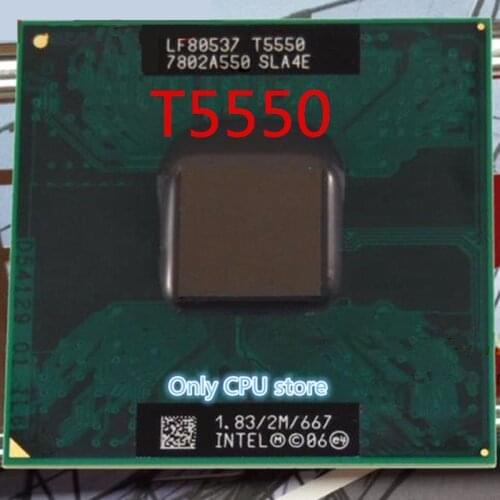 Intel Laptop CPU T5550 Core 2 Duo Processor SLA4E 1.83GHz/2M/667