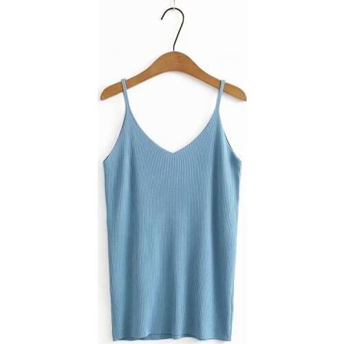 Plus Size XL-4XL White Black Stretchable Knitted Camisole Sleeveless Summer Tanks