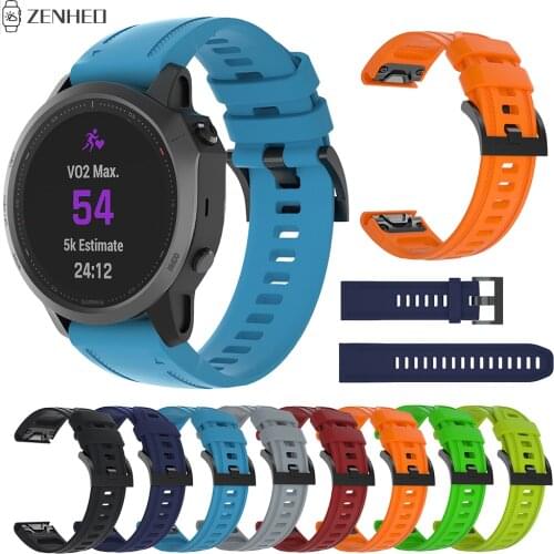 20mm Strap for Garmin Fenix 6S Smart Watch Band Quick Release Easy Fit Silicone Watchband Wrist Band for Garmin Fenix 5S