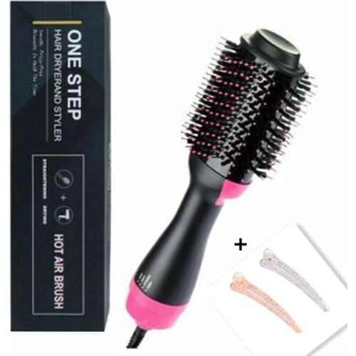 Hot Air Brush Styler and Dryer One-Step Hair Dryer & Volumizer Hair Curler Straightener Comb Hair Styling Tools