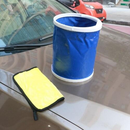 Travel folding bucket outdoor camping tool fishing wash bag for Subaru Forester Outback Legacy Impreza XV BRZ