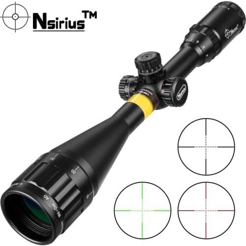 NSIRIUS 4-16X50 AOE Precision Optics Red & Green illuminated Mil Dot Rifle Scope Hunting Scope Air Rifle Scope Outdoor