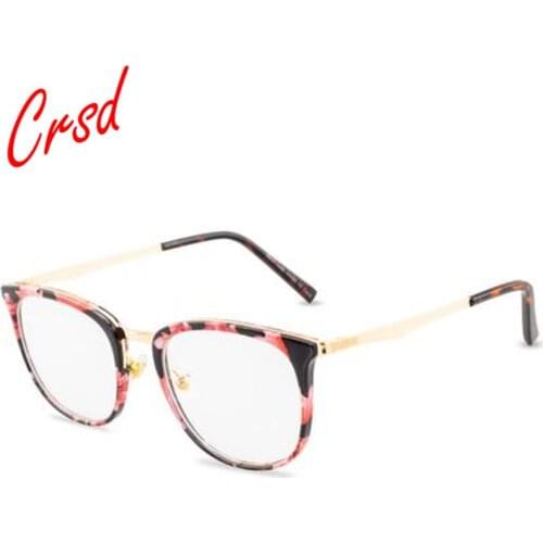 Trend Anti-Blue Light Retro Glasses Comfortable Ultralight Men And Women Round Frame Glasses Can Be Equipped With Myopia