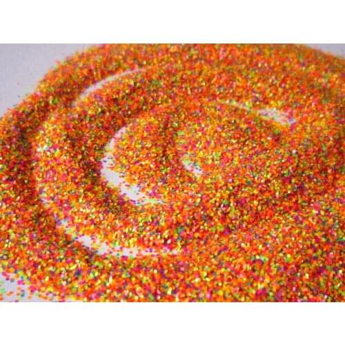 0.5 mm Bright Mix Neon Hex Glitter Loose Glitter, Solvent Resistant glitters G393
