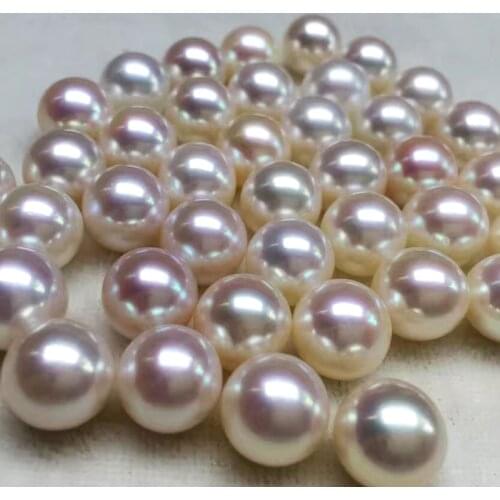 3A Round shape natural white color Loose Freshwater Pearl 2.5mm-10.5mm natural Freshwater Pearl for Earrings