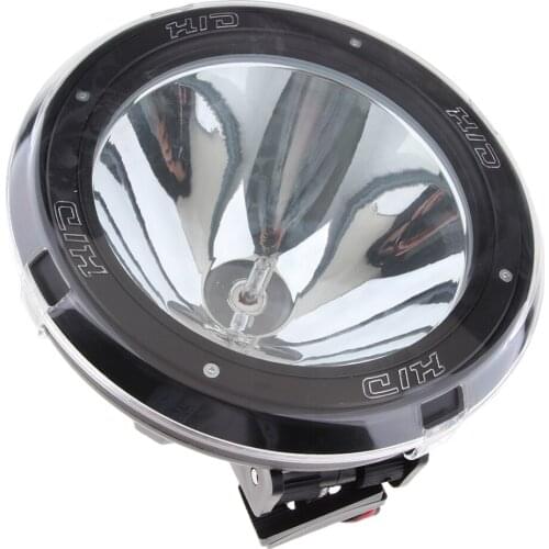 9'' 55W Flood Driving Lights HID Xenon 12V Trucks SUV Spot Work Light Black
