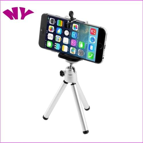 Aluminum Mini Tripod light Table Stand Extend 2 Joint tripode Phone Holder Vlog Selfie For Digital Camera Cellphone Wholesale