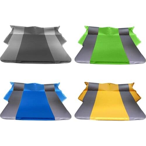Car Inflatable Bed SUV Car Mattress Rear Row Car Travel Sleeping Pad Off-road Air Bed Camping Mat Air Mattress Auto Accessories