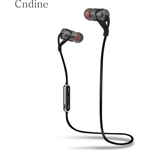 Bluetooth 4.1 Earphones Magnet Sport Headset Secure Magnetic Earbuds for Gym with Microphone Stereo Wireless Earphones
