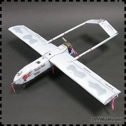 DIYMyModeI Us rq-7 shadow UAV 1:12 DIY Handcraft Paper Model KIT Handmade Toy Puzzles Gift Movie props