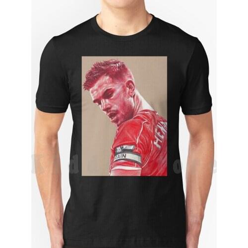Henderson Art T Shirt Cotton Men DIY Print Cool Tee Henderson England Football Player Goal Game