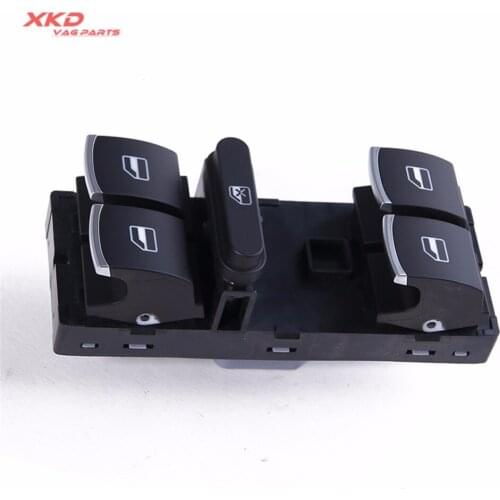 Chrome Driver Side Master Window Switch For V-W Jett-a Golf G-TI MK5 MK6 Passat 1K4 959 857 B 5K4 959 857