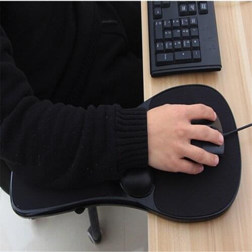 Computer Arm Rest Pad Ergonomic Adjustable PC Wrist Rest Extender Desk Hand Bracket Home Office Mouse Pad Health Care