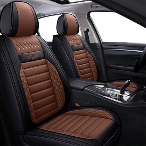 Leather Car Seat Cover for Audi a3 8p 8l Sportback q7 2007 q5 a4 b7 Avant a6 c5 Avant Seat Covers Car Interior Accessories