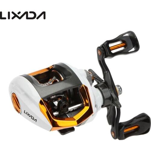 Lixada 5 pcs/lot 12+1 Ball Bearings Baitcasting Fishing Reel Fly High Speed Fishing Reel with Magnetic Brake System