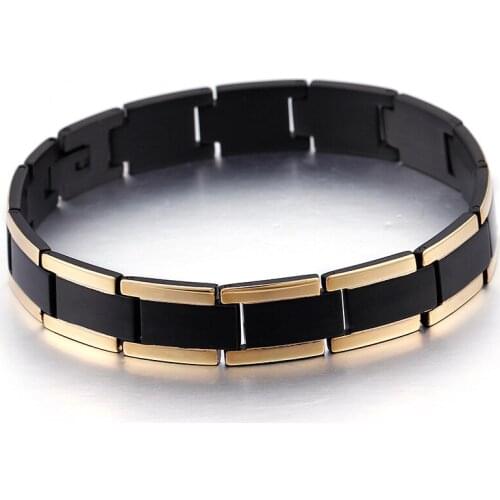 New mens bracelet Korean version of the trendy male Japanese and Korean titanium steel simple student couple bracel