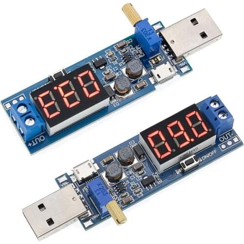 2pcs/lot DC-DC 5V to 3.5V / 12V USB Step UP / Down Power Supply Module Adjustable Boost Buck Converter Out DC 1.2V-24V