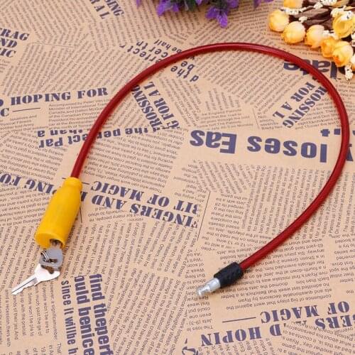 8x640MM Cycling Cable Anti-Theft Bike Bicycle Scooter Safety Lock With 2 Keys