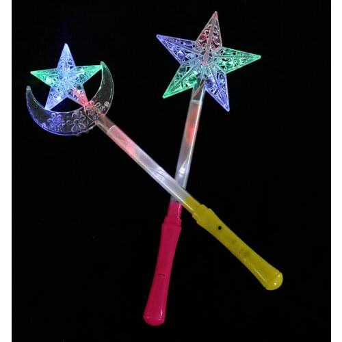 Concert props colorful birthday party five-pointed star glow sticks stars should aid lights flashing spread night market supply