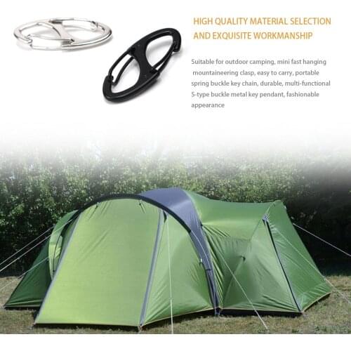 Camping Tent Rope Fastener Tension Awning Cord Line Adjuster Tent Accessories Rope Tightening Stopper Buckle