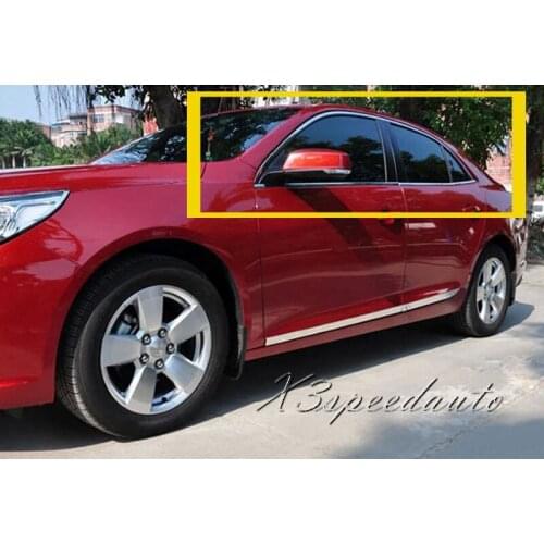 High Quality Stainless Steel 12PCS Full Window Frame Trim Cover For Nissan Sentra Sylphy 2012 2013